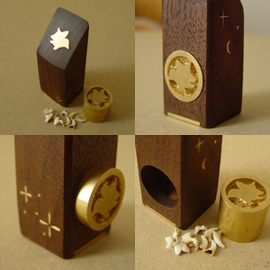 象嵌のマックの歯のケース